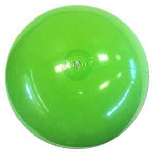 24'' Solid Lime Green Beach Balls