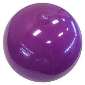 24'' Solid Purple Beach Balls