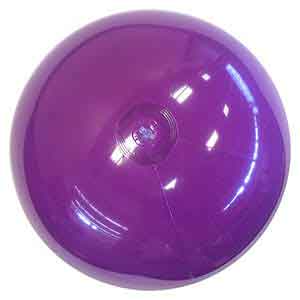 24'' Solid Purple Beach Balls