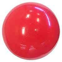 16'' Solid Red Beach Ball