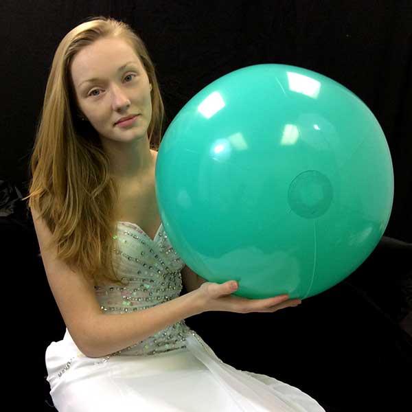 20'' Solid Teal Beach Balls
