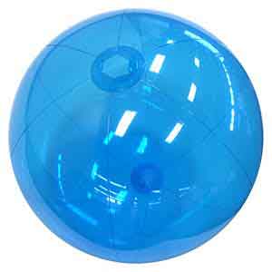 24'' Translucent Blue Beach Balls