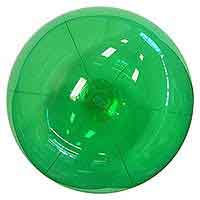 24'' Translucent Green Beach Balls