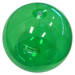 20'' Translucent Green Beach Balls