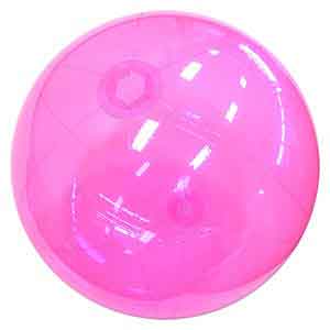 36'' Translucent Pink Beach Balls