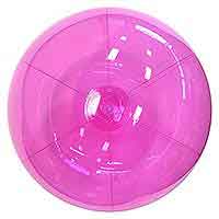 24'' Translucent Purple Beach Balls