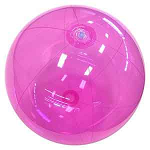 24'' Translucent Purple Beach Balls