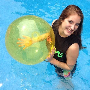 24'' Translucent Yellow Beach Balls