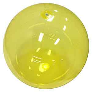 24'' Translucent Yellow Beach Balls