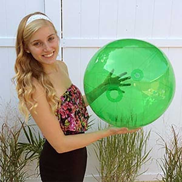 24'' Translucent Green Beach Balls