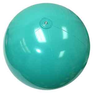 36'' Solid Teal Blue Beach Balls