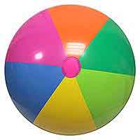 36'' Rainbow Beach Balls