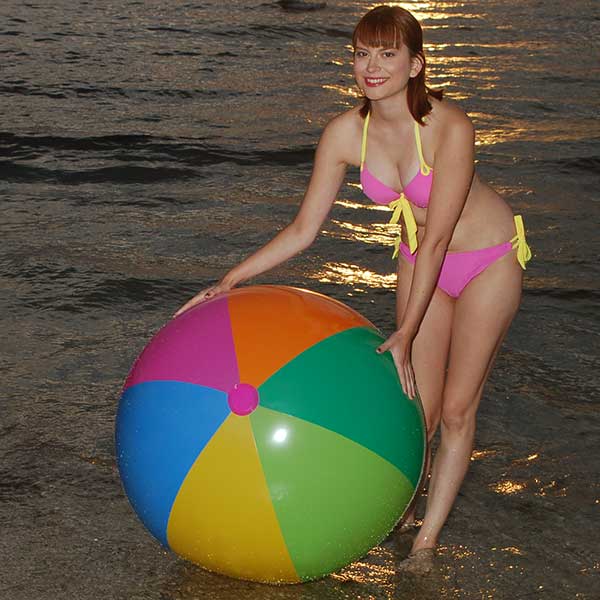 36'' Rainbow Beach Balls