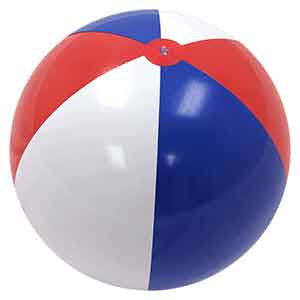 36'' Red White & Blue Beach Balls