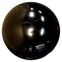 36'' Solid Black Beach Balls