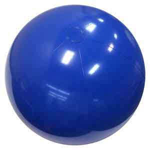 36'' Solid Blue Beach Balls