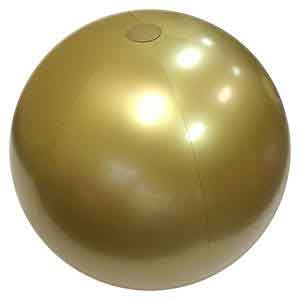 36'' Solid Gold Beach Balls