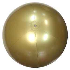 36'' Solid Gold Beach Balls