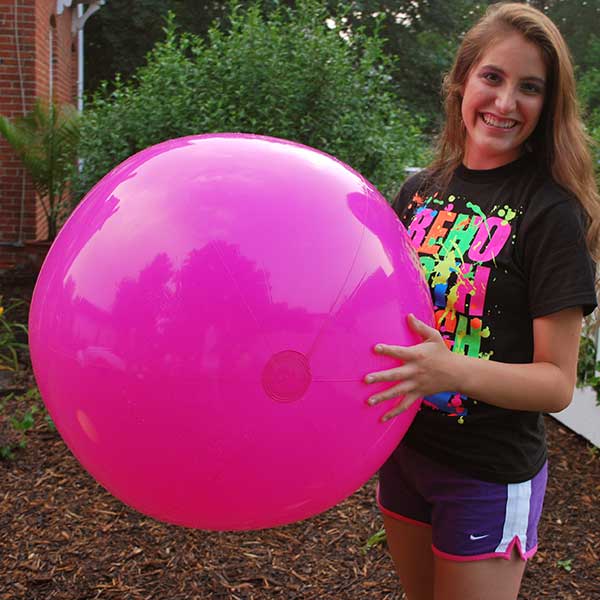 25 / 48'' Solid Hot Pink Beach Balls