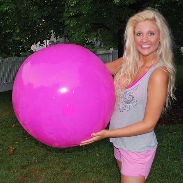 36'' Solid Hot Pink Beach Balls