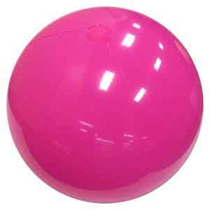 36'' Solid Hot Pink Beach Balls