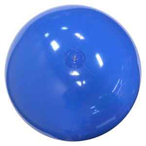 36'' Solid Light Blue Beach Balls