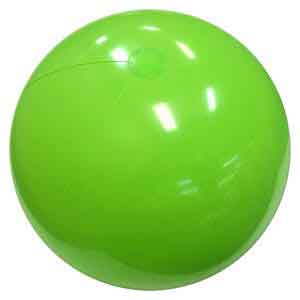 36'' Solid Lime Green Beach Balls
