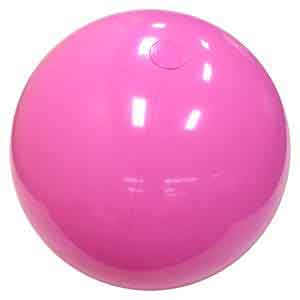 36'' Solid Pink Beach Balls