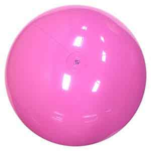 36'' Solid Pink Beach Balls