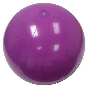 36'' Solid Purple Beach Balls