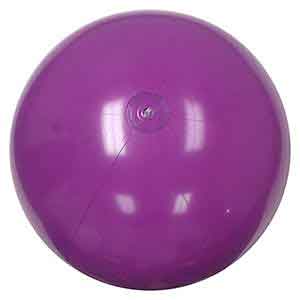 36'' Solid Purple Beach Balls