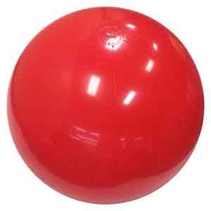 36'' Solid Red Beach Ball