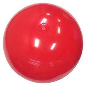 36'' Solid Red Beach Ball