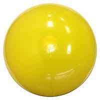 36'' Solid Yellow Beach Ball