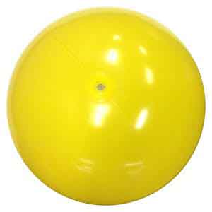 36'' Solid Yellow Beach Ball