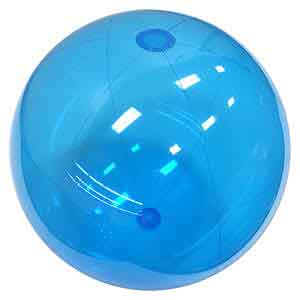 36'' Translucent Blue Beach Balls