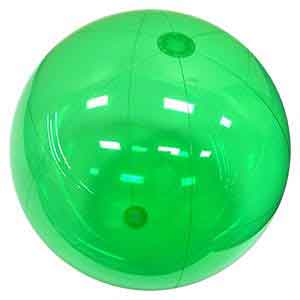 36'' Translucent Green Beach Balls