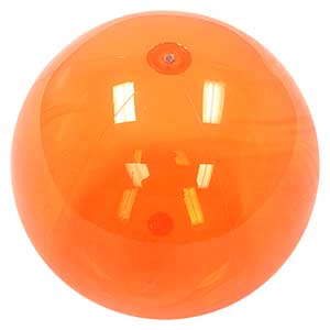 36'' Translucent Orange Beach Balls