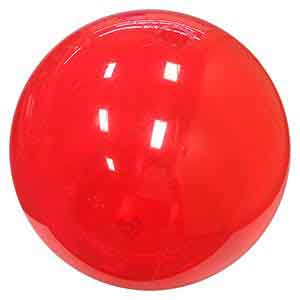 36'' Translucent Red Beach Balls Direct
