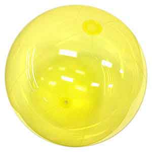 36'' Translucent Yellow Beach Balls