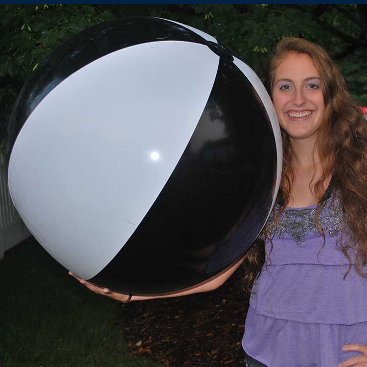 large white beach balls