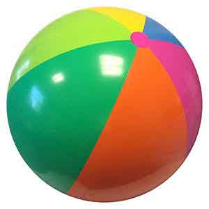 48'' Rainbow Beach Balls