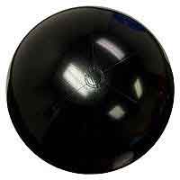 25 / 48'' Solid Black Beach Balls