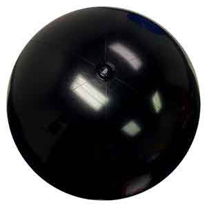 25 / 48'' Solid Black Beach Balls