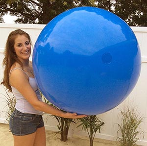 25 / 48'' Solid Light Blue Beach Balls