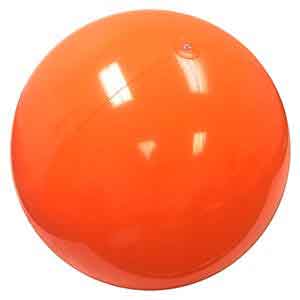 48'' Solid Orange Beach Balls