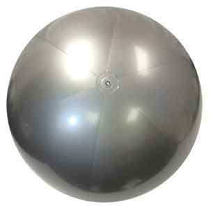 25 / 48'' Solid Silver Beach Balls
