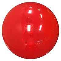 25 / 48'' Translucent Red Beach Balls