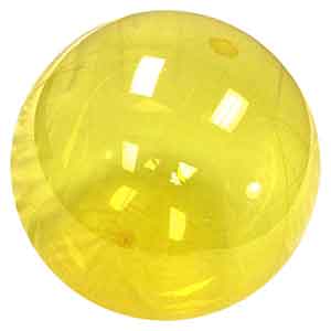 25 / 48'' Translucent Yellow Beach Balls