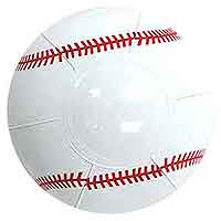 6'' Baseball Beach Balls